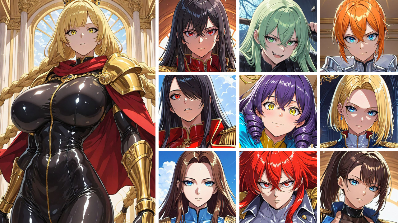 エルドリア王国の集合イラスト